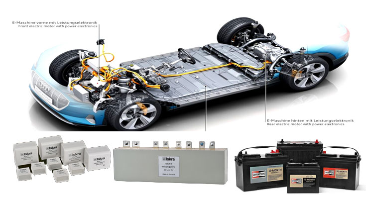 How Does a Capacitor Operate in an Electric Automobile?
